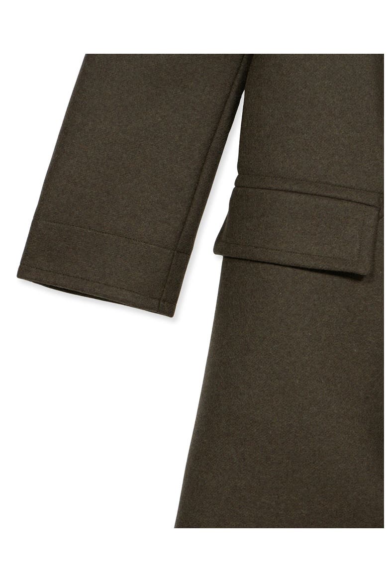 Winston Double-Breasted Wool Coat, Alternate, color, GREEN
