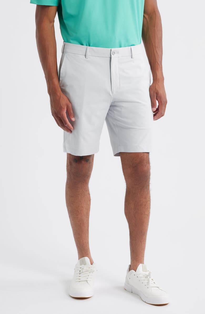 Peter Millar Crown Crafted Surge Performance Water Resistant Shorts, Main, color, British Grey