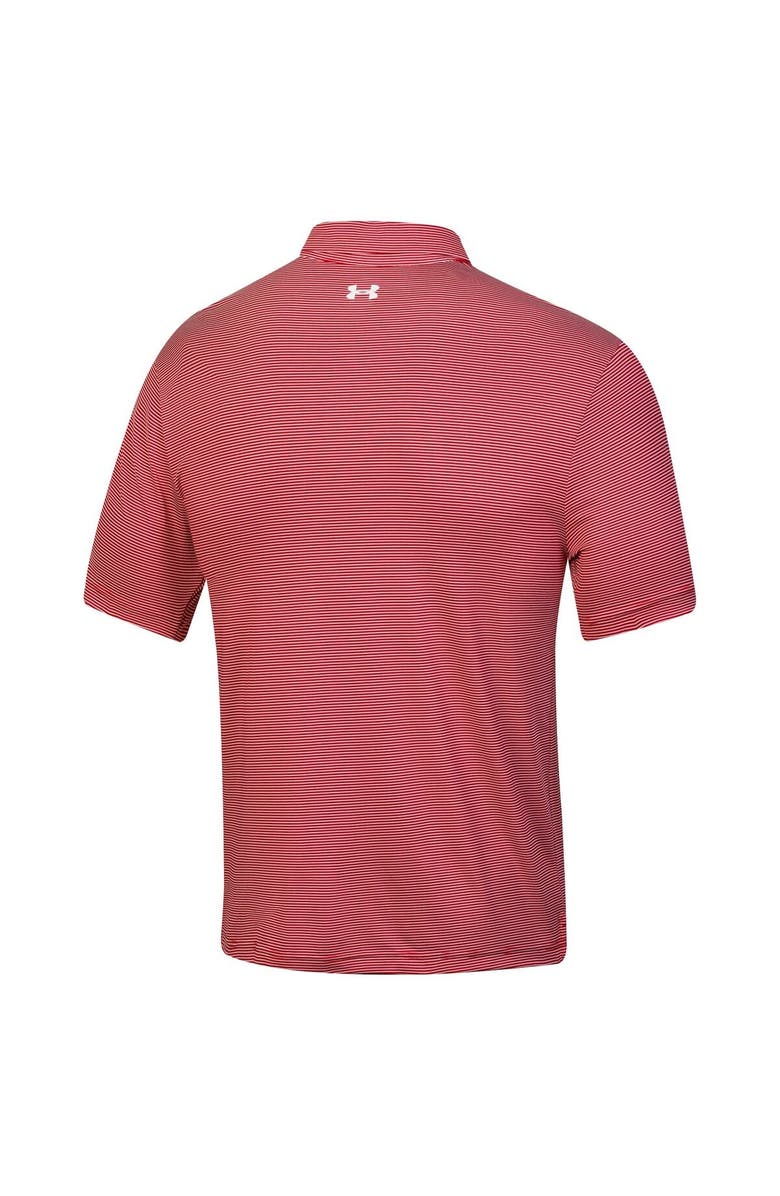 Under Armour Men's Under Armour  Red Arnold Palmer Invitational T2 Green Bridge Stripe Polo, Alternate, color, 