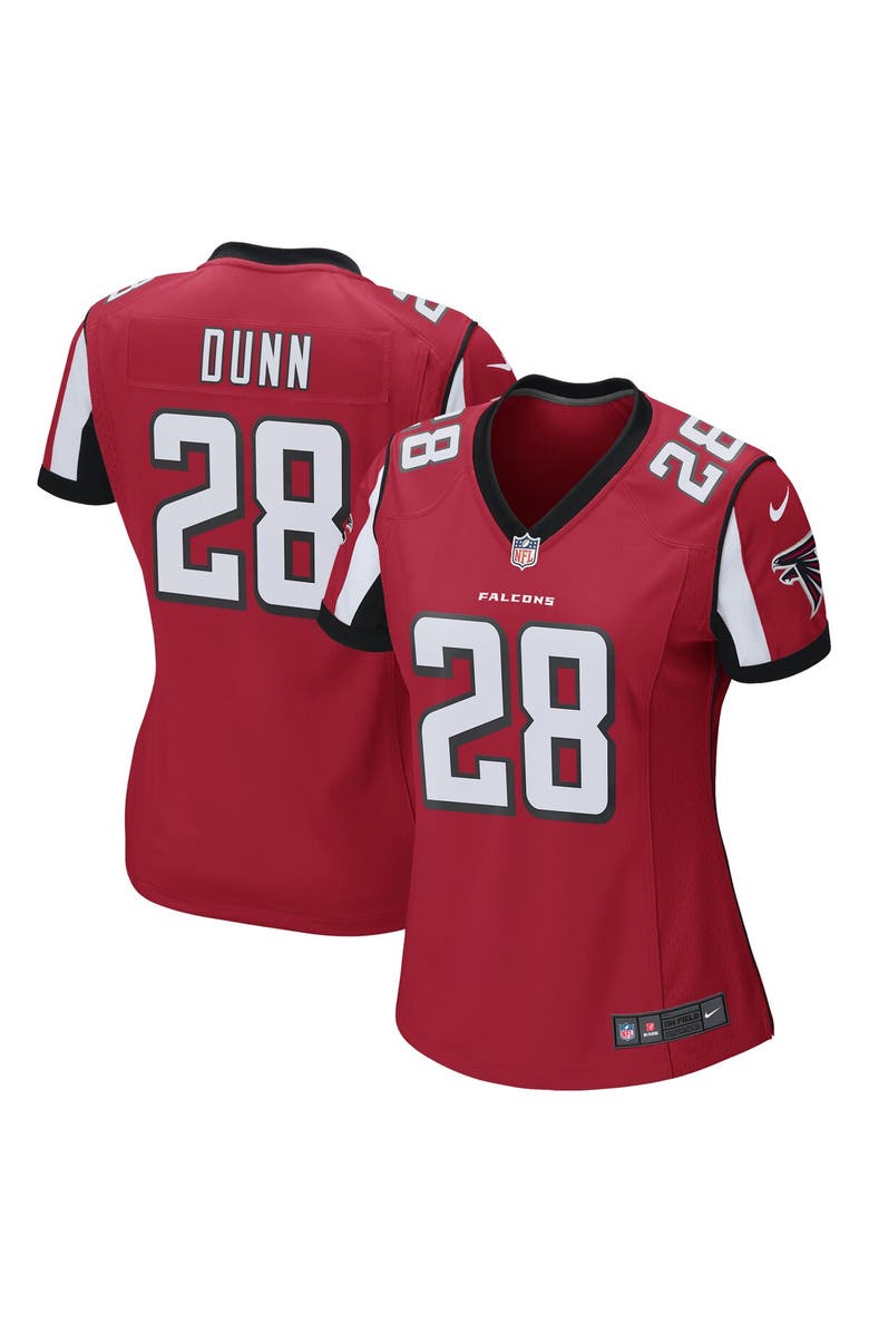 Nike Women's Nike Warrick Dunn Red Atlanta Falcons Retired Player Game Jersey, Alternate, color, 