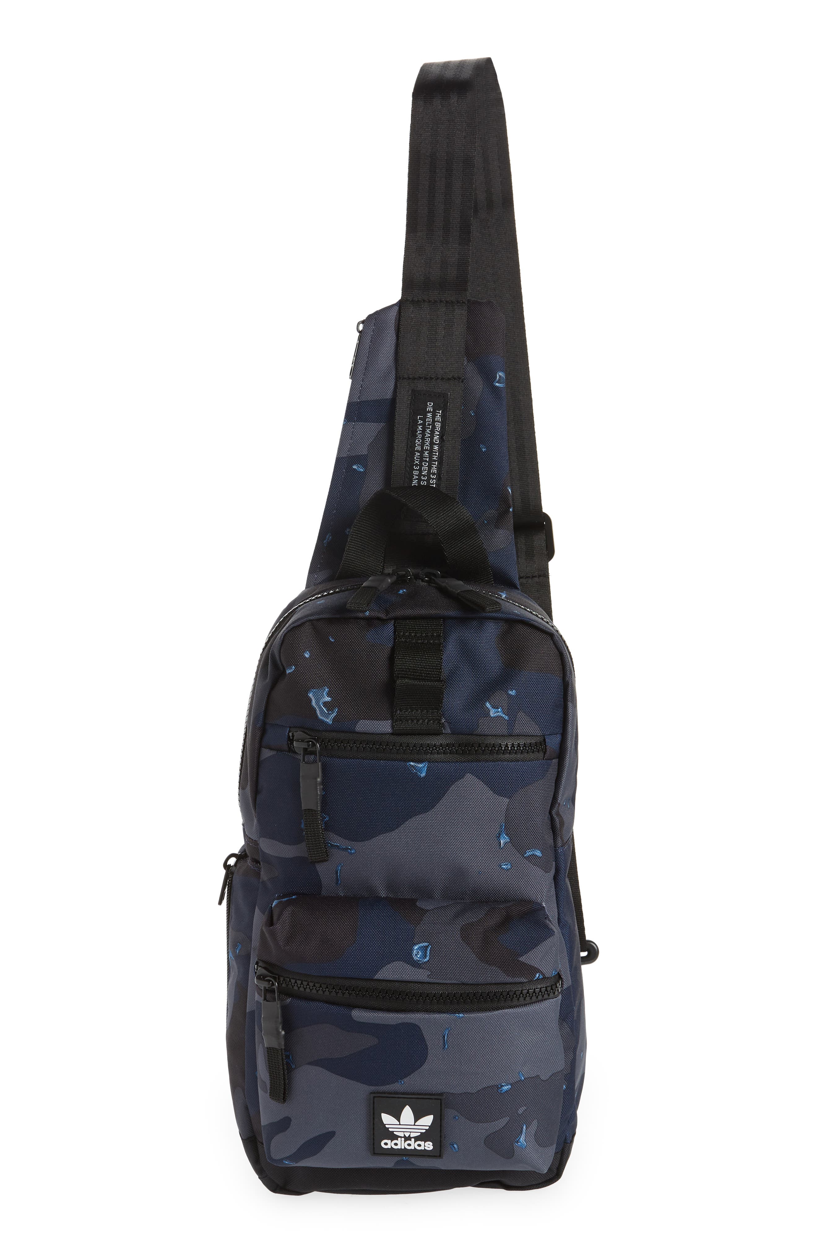 adidas Original Utlity Sling Pack, Main, color, NAVY