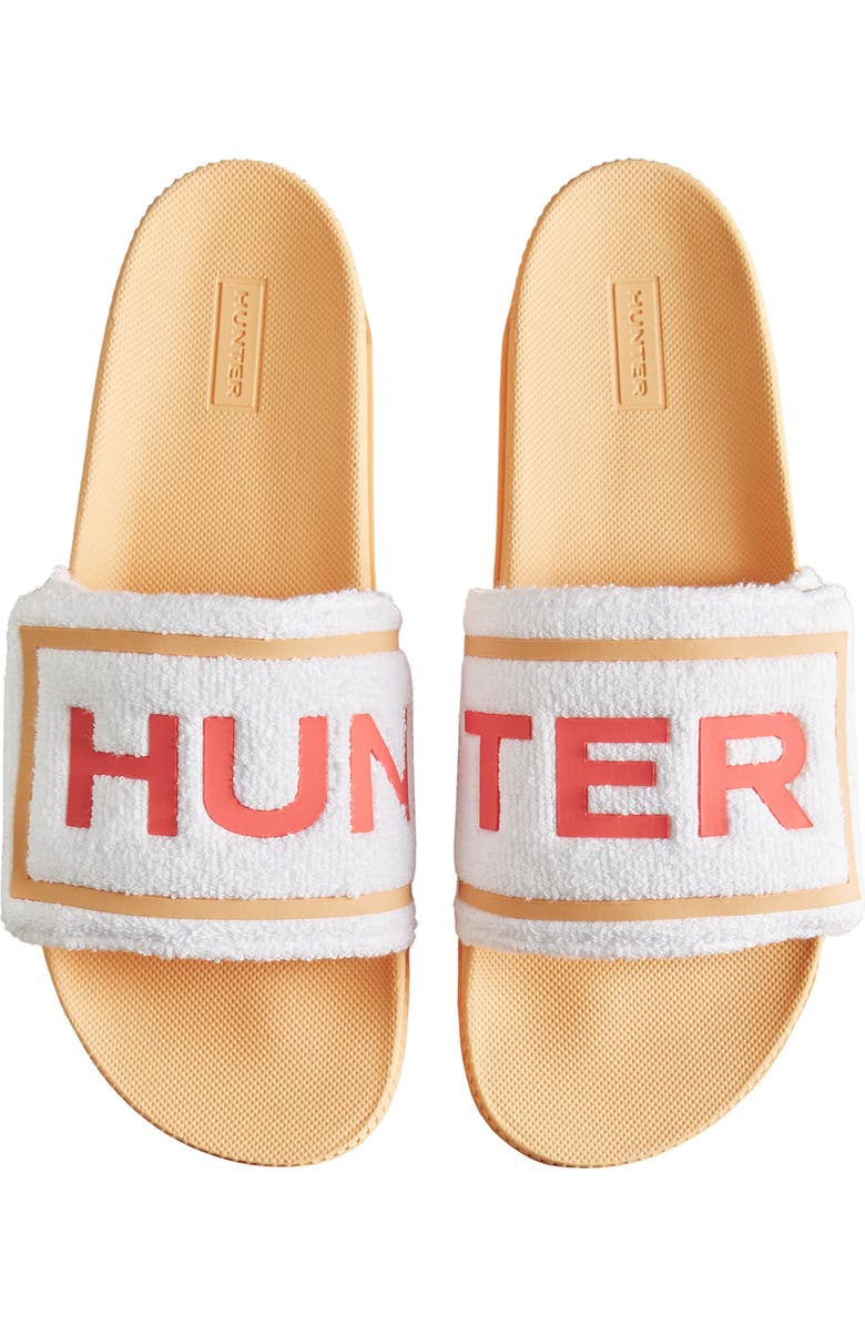 Hunter Original Terry Slide Sandal, Alternate, color,