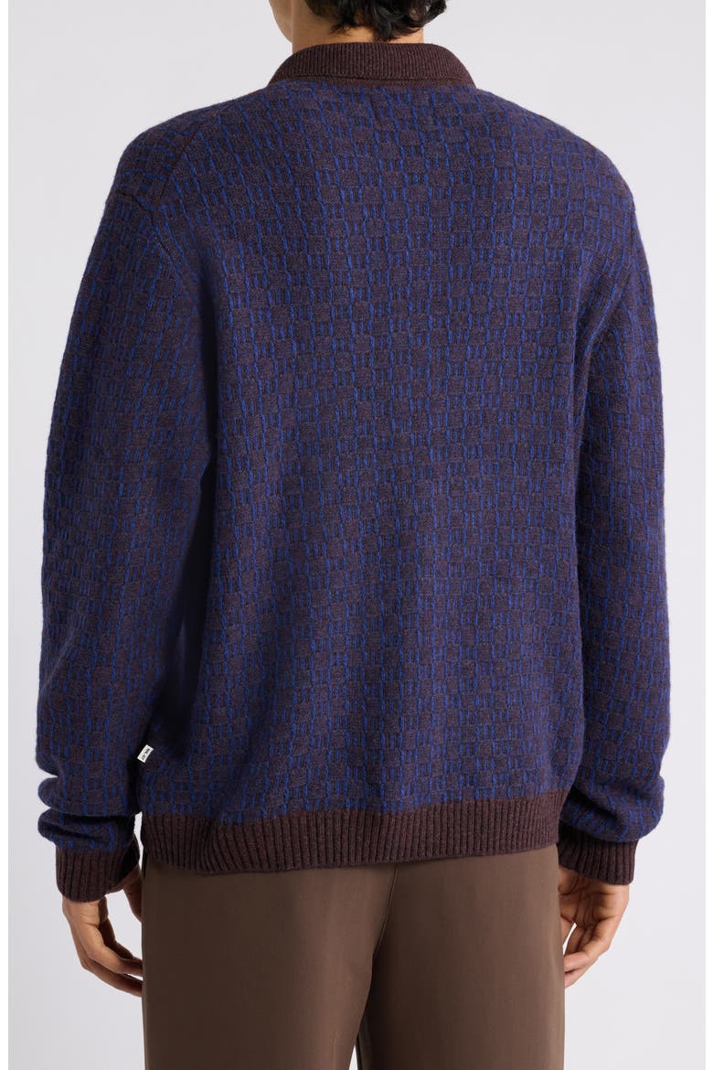 Thor Polo Cardigan, Alternate, color, DEEP TRUFFLE