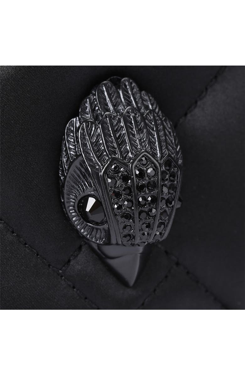 Kurt Geiger London Quilted Crossbody Bag, Alternate, color, Charcoal