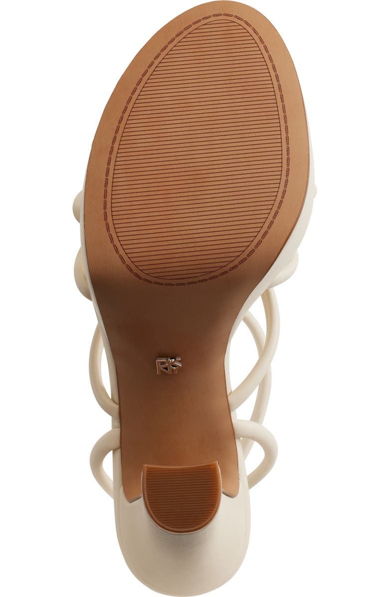 DKNY Delicia Ankle Strap Platform Sandal, Alternate, color, Silver