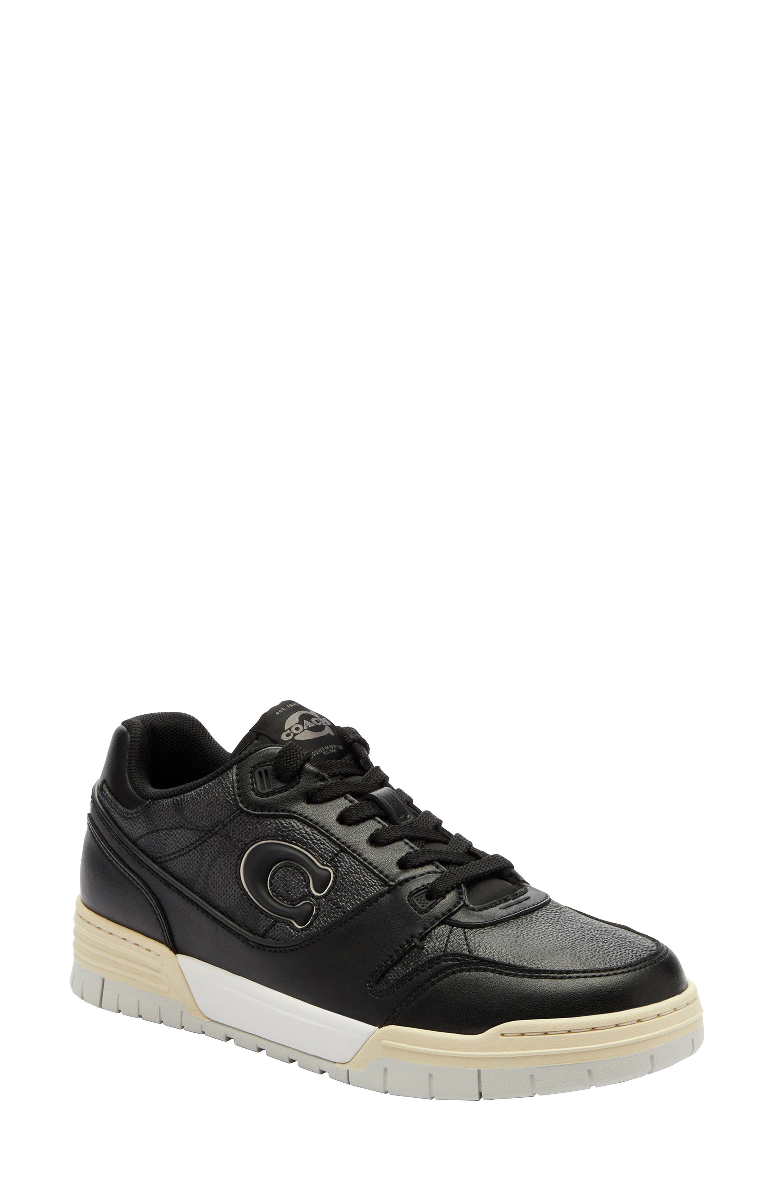COACH Soho Sneaker, Main, color, Charcoal/ Black