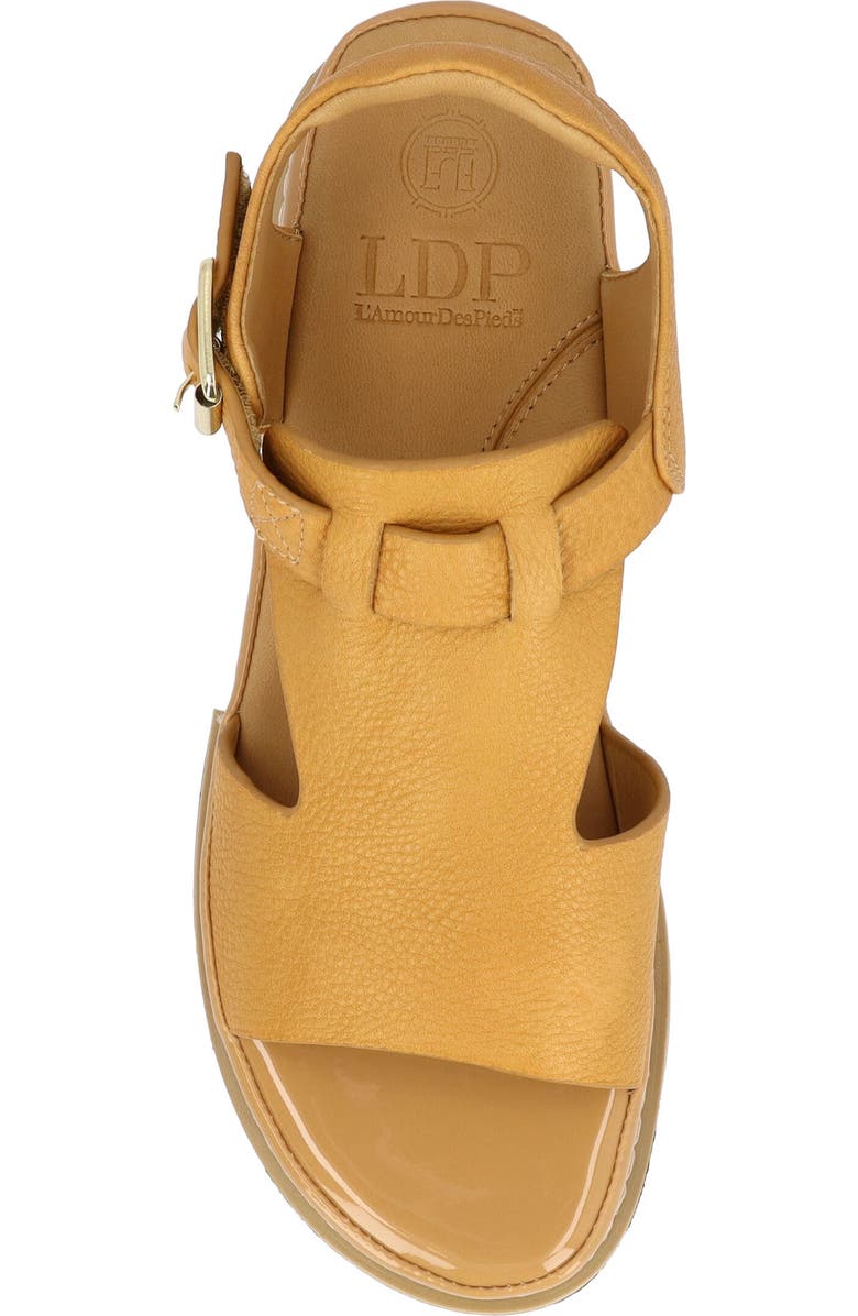 L'Amour des Pieds Aveeva Ankle Strap Sandal, Alternate, color, Lioness