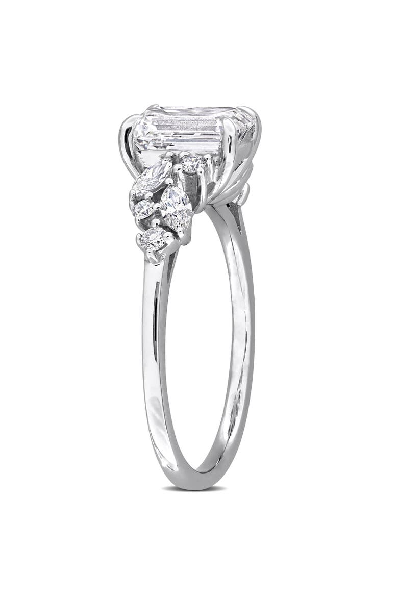 1-4/5 CTW Lab-Grown Diamond Multi-Shaped Ring 14k, Alternate, color, White Gold