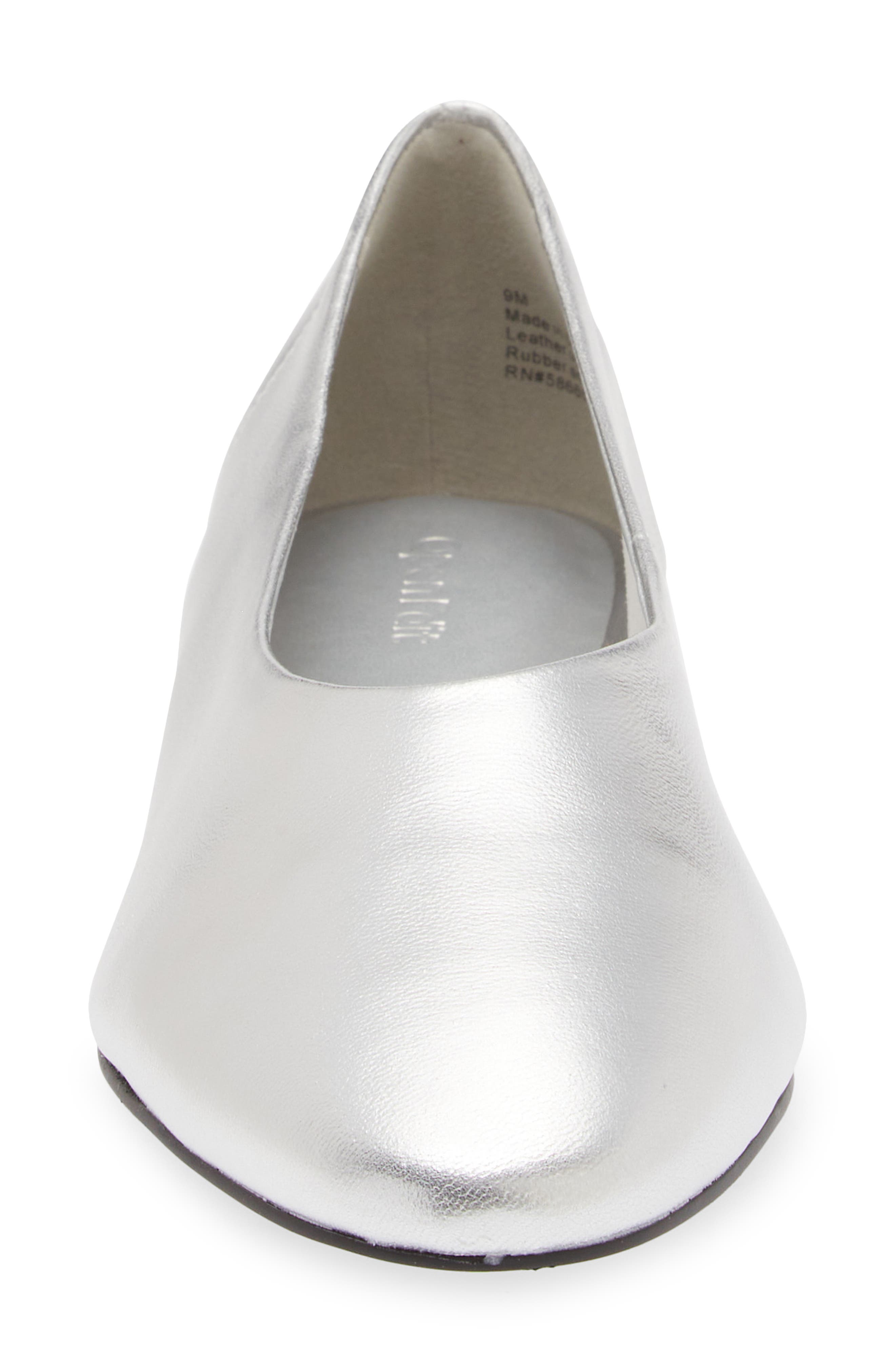 Madyson Flat, Alternate, color, SILVER METALLIC