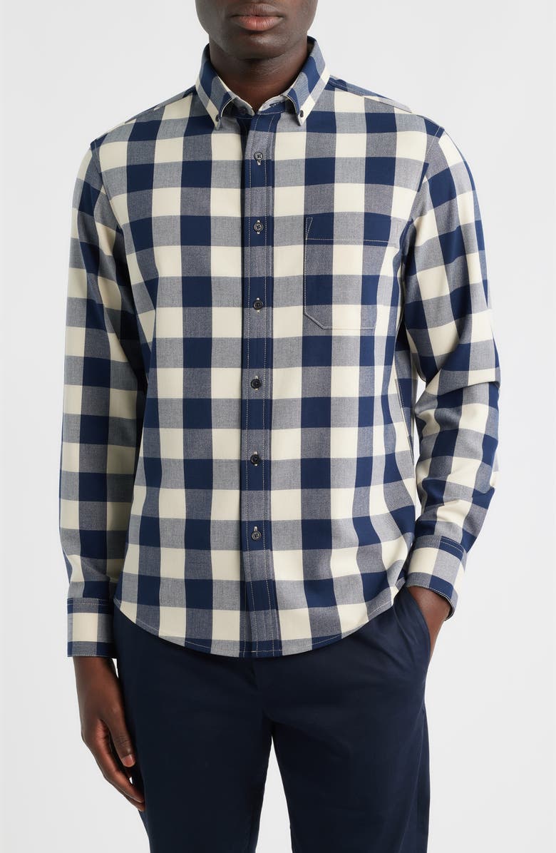 Mizzen+Main Upstate Plaid Flannel Button-Down Shirt, Main, color,