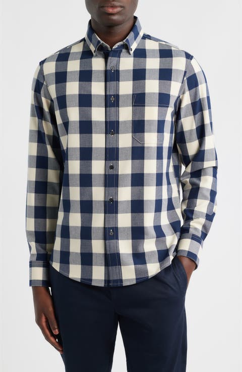 Upstate Plaid Flannel Button-Down Shirt