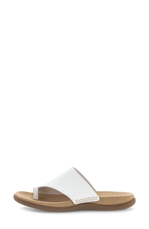 Gabor Asymmetric Flip Flop In White