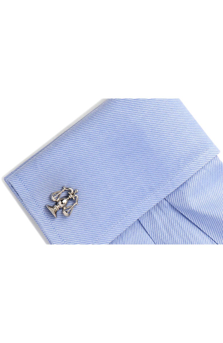 Cufflinks, Inc. Scales Of Justice Cuff Links, Alternate, color, Silver