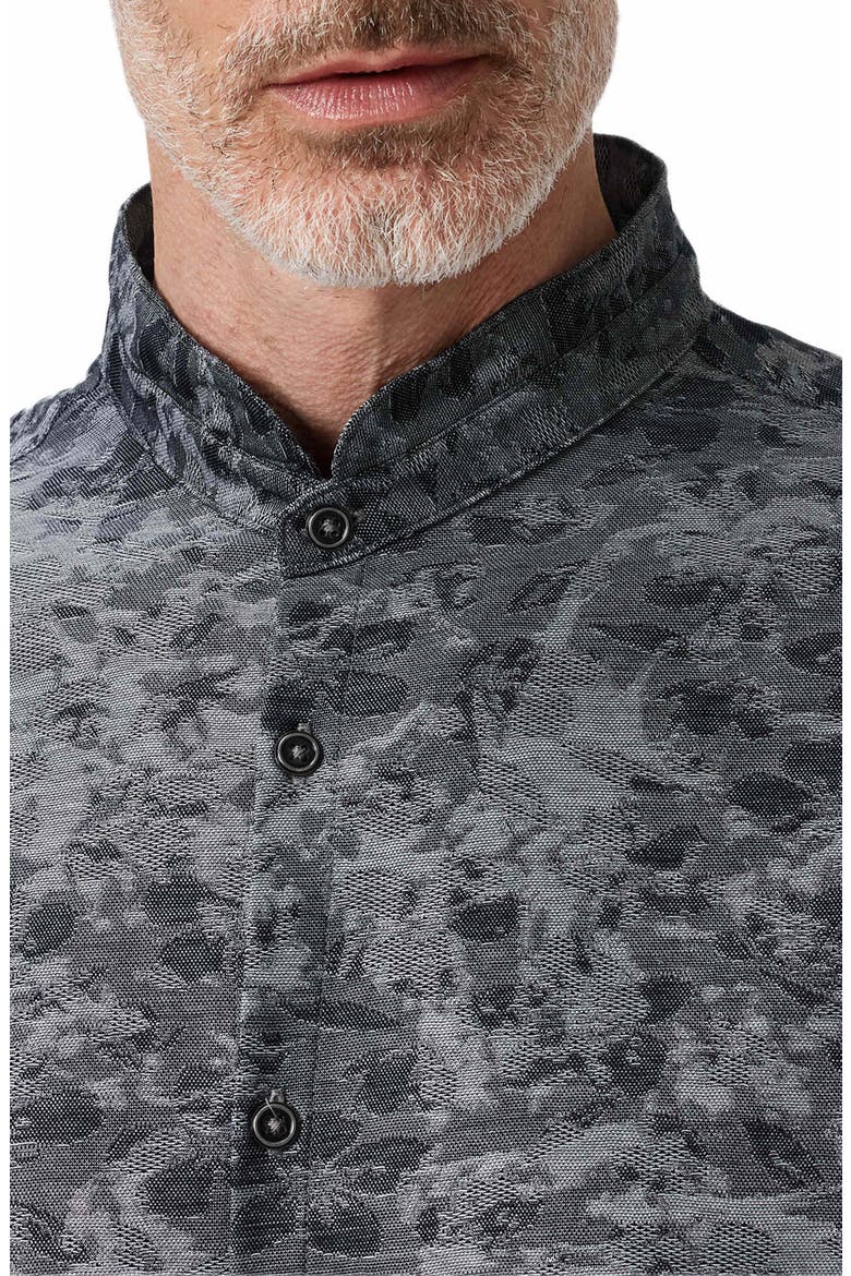 Vistra Cotton Button-Up Shirt, Alternate, color, CHARCOAL