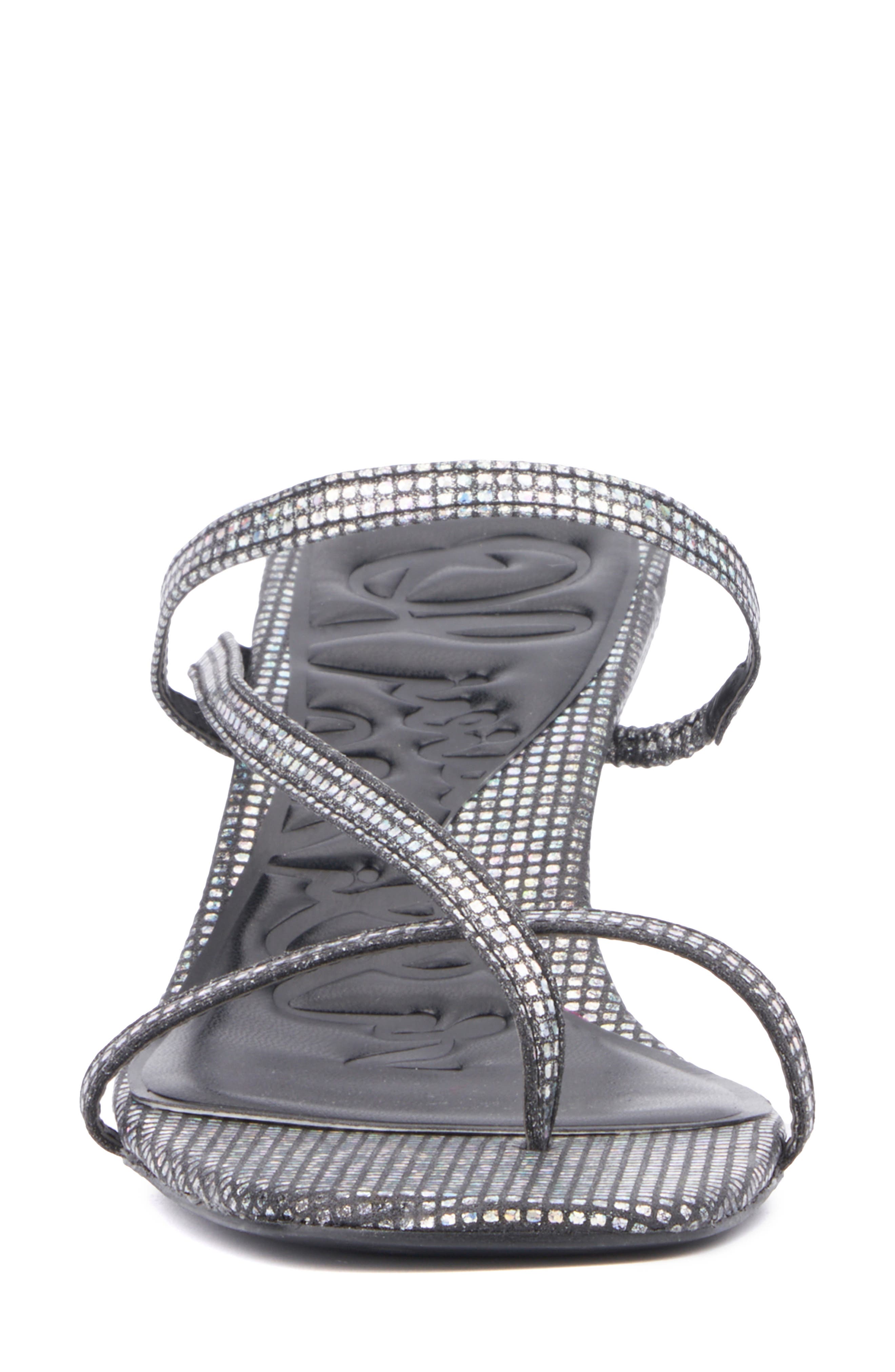 OLIVIA MILLER Angelic Rhinestone Sandal, Alternate, color, 