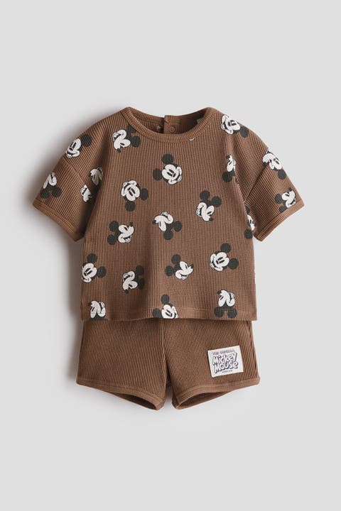 2-piece Printed Cotton Jersey Set