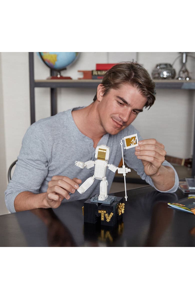 Brickcraft MTV Moon Person Building Set, Alternate, color, Yellow