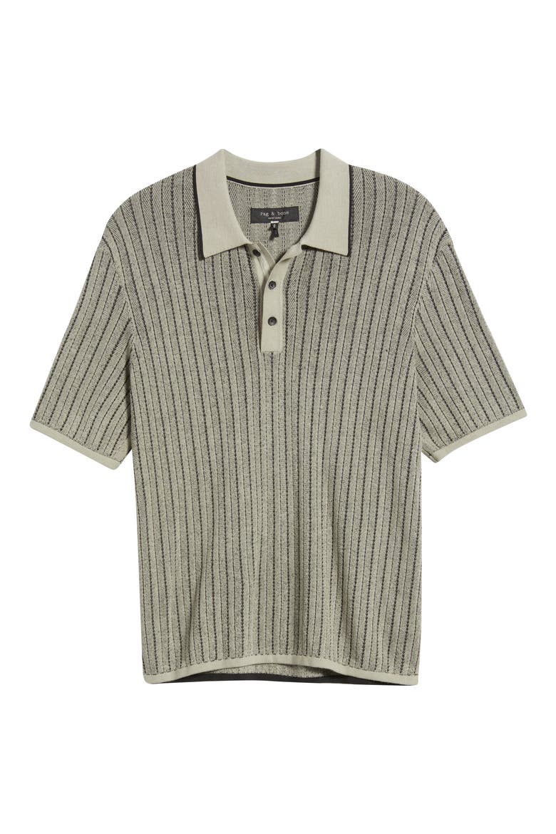 Harvey Garment Dye Polo, Alternate, color, LEAF GREY