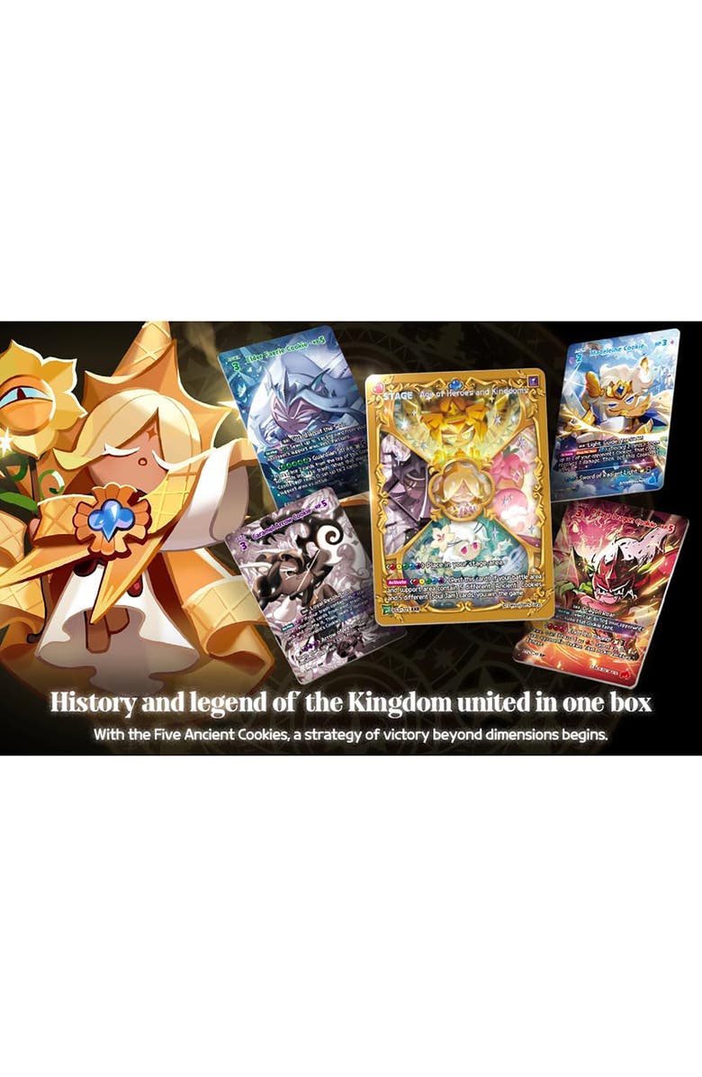 CookieRun: Braverse Trading Card Game Trading Card Game Age of Heroes & Kingdoms, 4 Booster Packs, Alternate, color, Multicolored