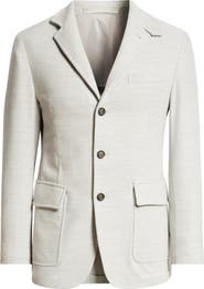 Eleventy Single Breasted Wool Knit Sport Coat