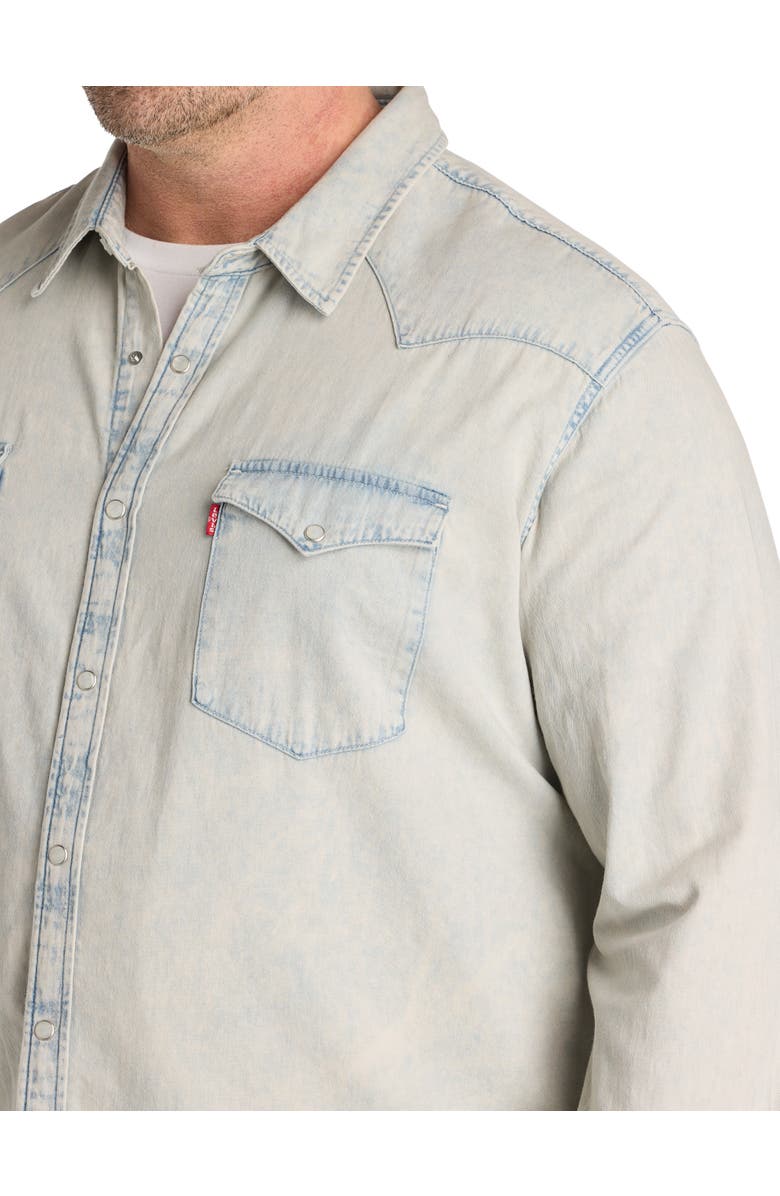 Levi's Big & Tall  Classic Western Shirt, Alternate, color, Early Rise Lightwash