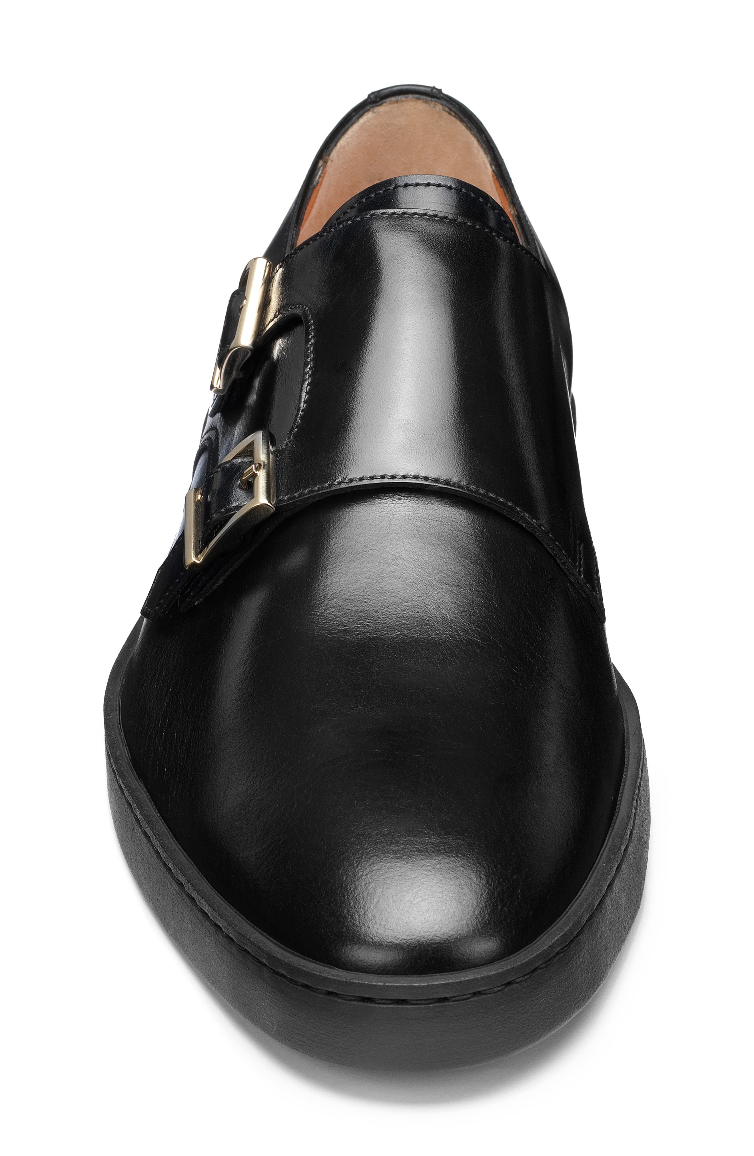 Santoni Freemont Double Monk Strap Shoe, Alternate, color, 