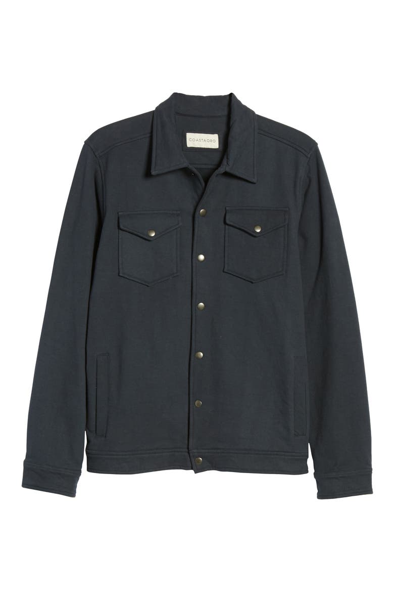 Dean Trucker Jacket, Alternate, color, NAVY