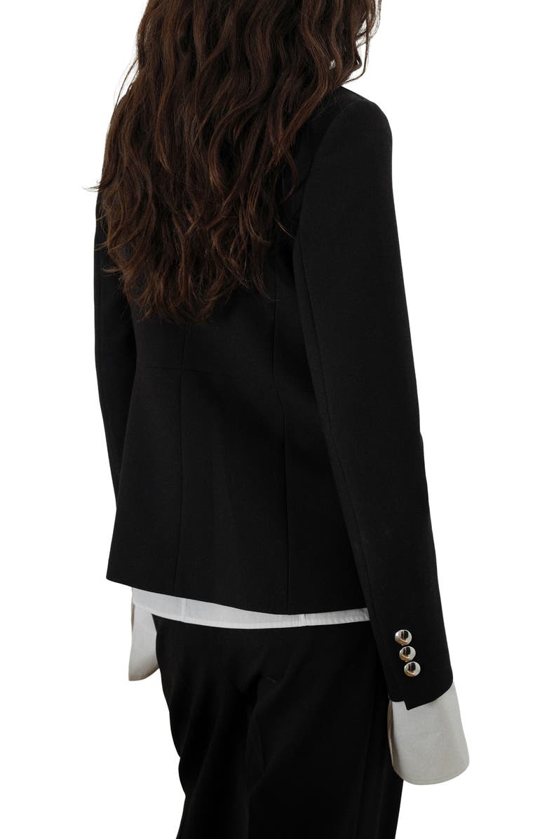 MANGO Peplum Jacket, Alternate, color,