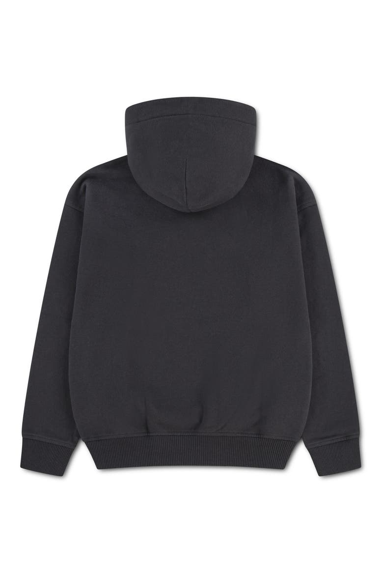 Kids' French Terry Graphic Hoodie, Alternate, color, PHANTOM