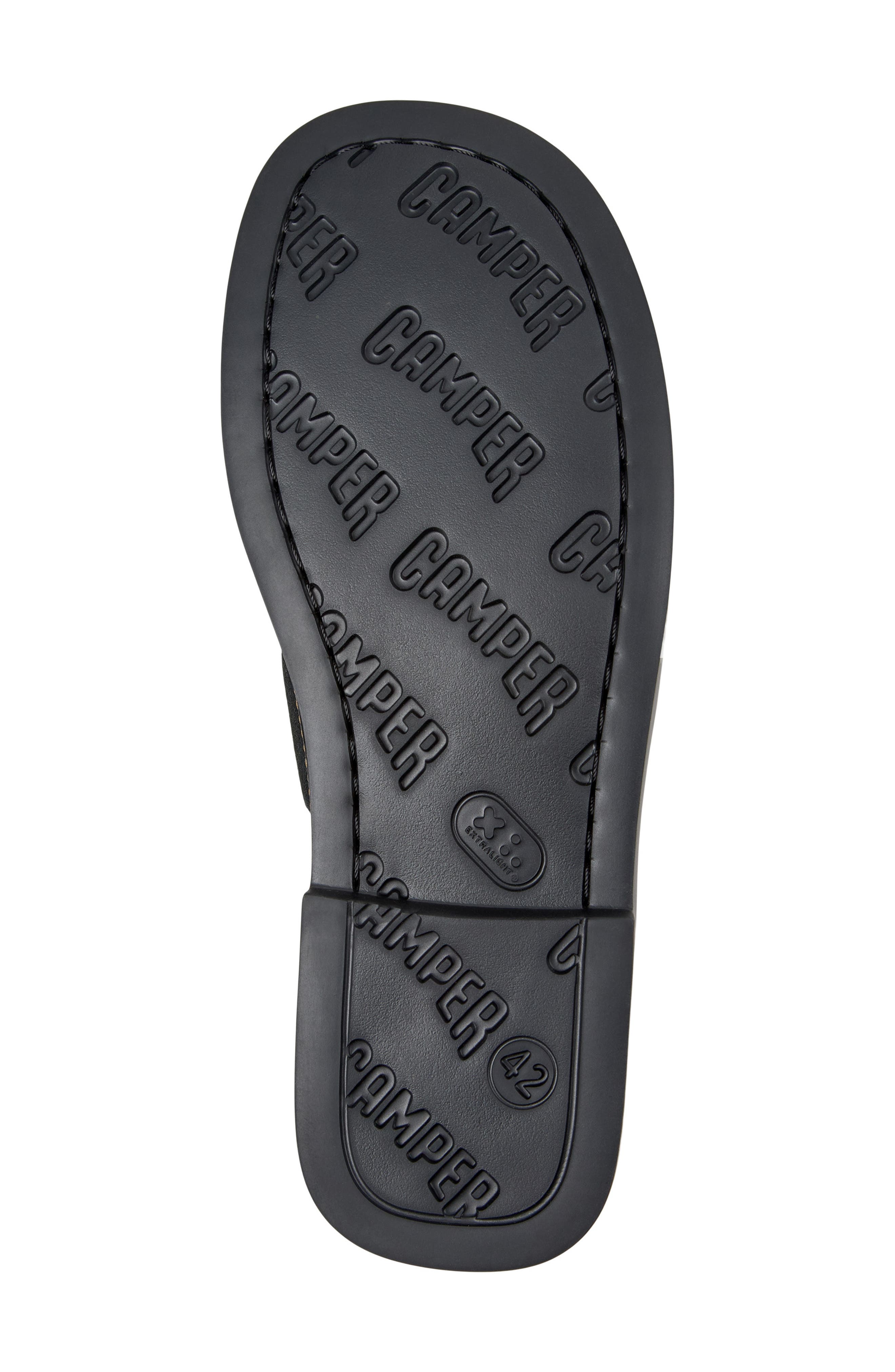 Don Leather Boat Shoe, Alternate, color, BLACK