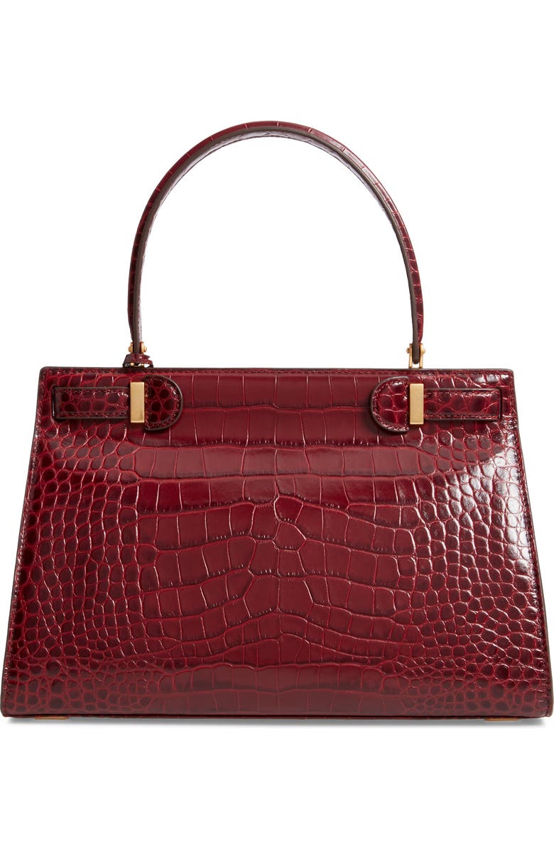 Tory Burch Lee Radziwill Leather Satchel, Alternate, color,