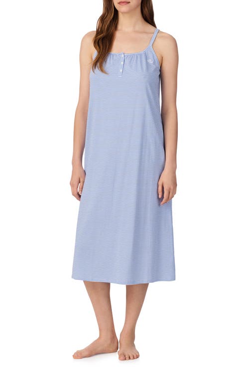Sleeveless Cotton Nightgown