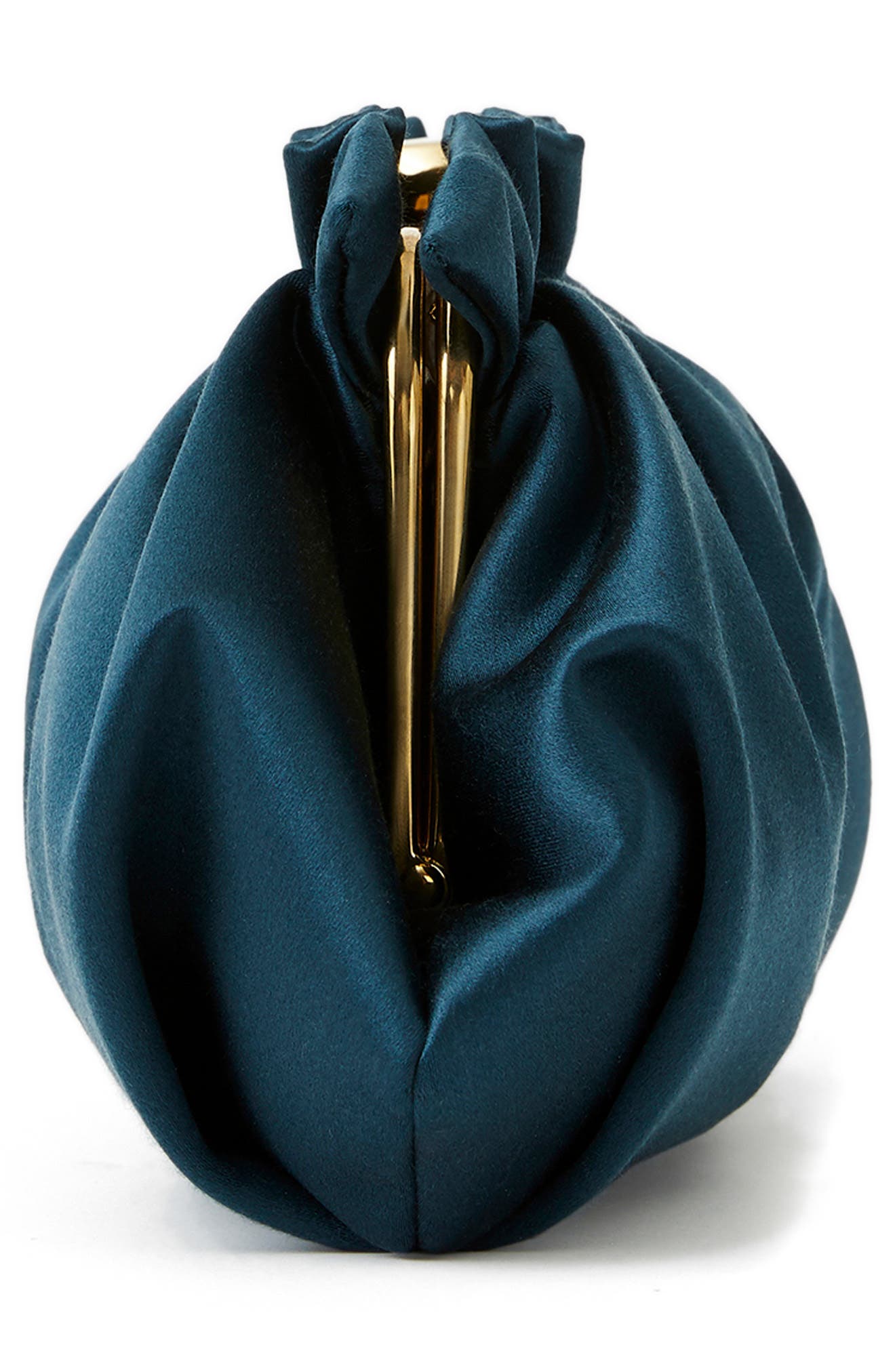 Lafayette 148 New York Satin Pochette Clutch, Alternate, color, 