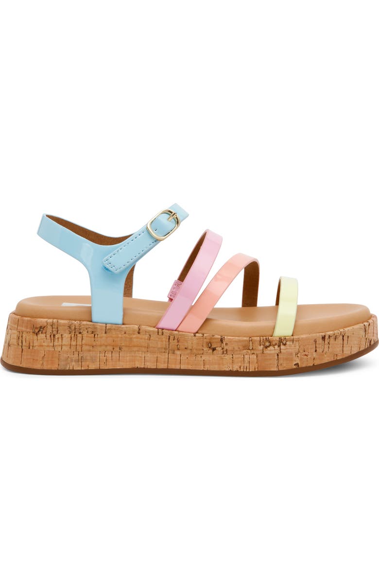 DV by Dolce Vita Kids' Swish Platform Sandal, Alternate, color, Rainbow