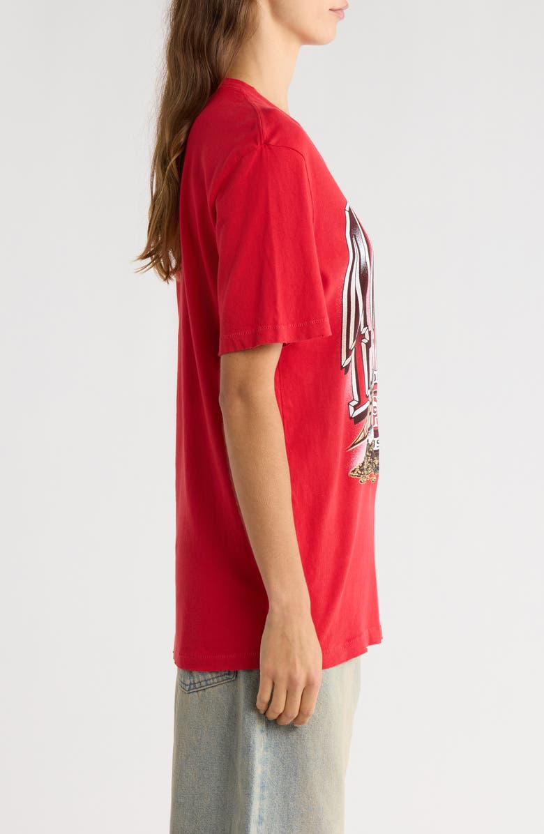 Junk Food 49ers Gold Rush Cotton Graphic T-Shirt, Alternate, color, Licorice