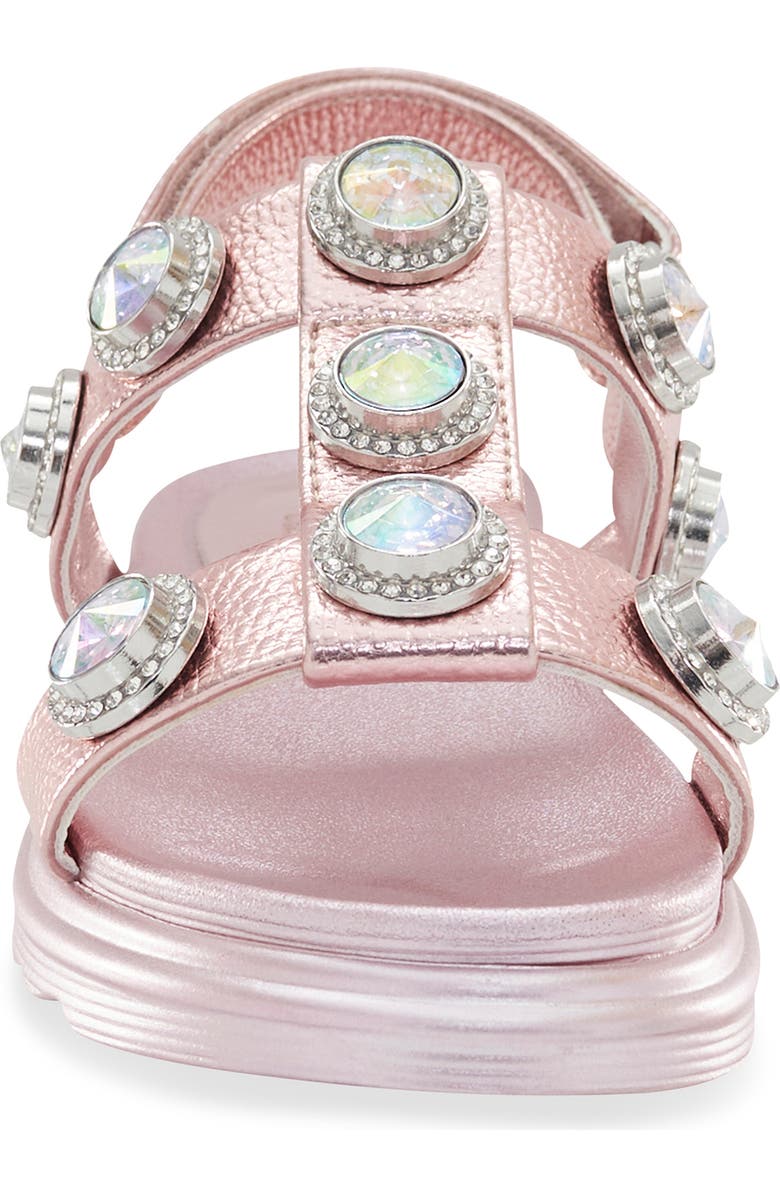 Kurt Geiger London Kids' Mini Orson Crystal Sandal, Alternate, color,