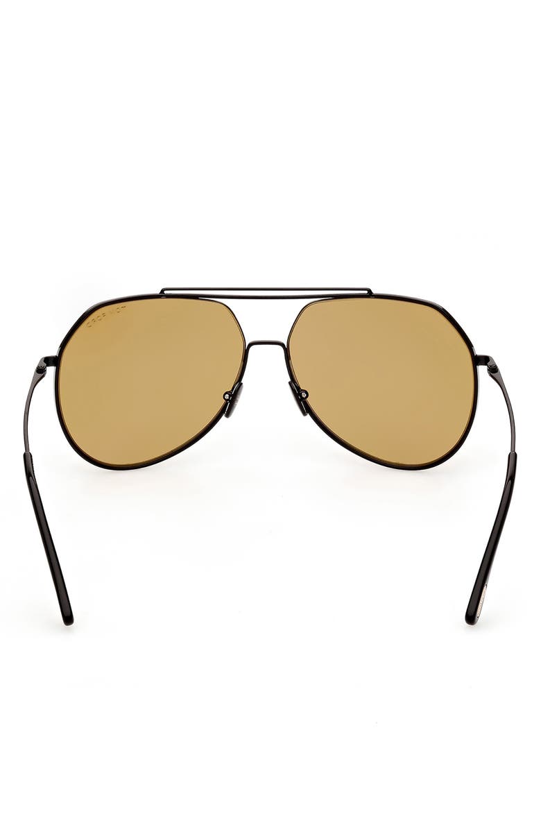 TOM FORD Liam 61mm Navigator Sunglasses, Alternate, color, 