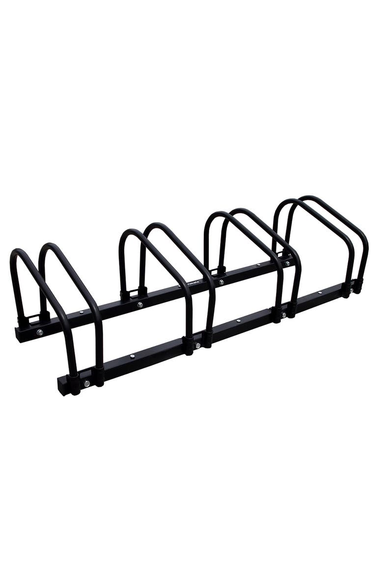 Bike Rack Stand 4 Bikes, Main, color, Black