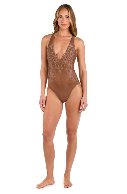 L Agence L'agence Lexie Bolero One-piece Swimsuit
