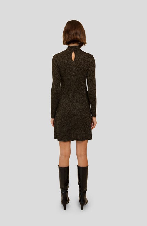 Whimsy + Row Joanie Dress In Black Sparkle