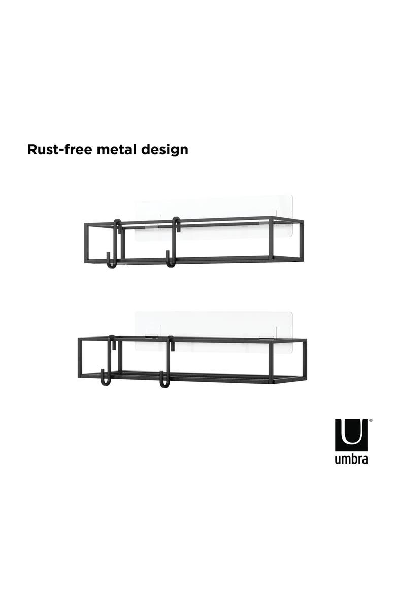 Umbra Set of 2 Cubiko Shower Bins, Alternate, color,