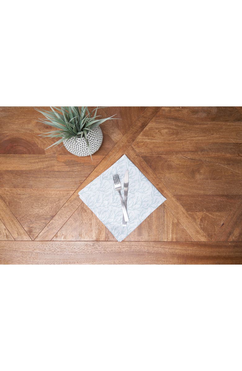 C&F Home Seafoam Reef Cotton Napkins, Set of 6 - Nautical Coral & Seaweed, Alternate, color,