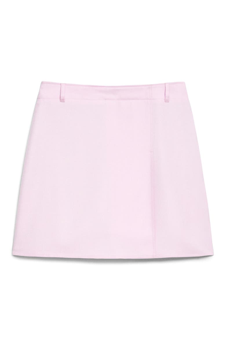 Virgin Wool Miniskirt, Alternate, color, ROSE MAUVE MELANGE