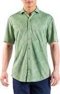 TailorByrd Tropical Short Sleeve Button-Up Shirt