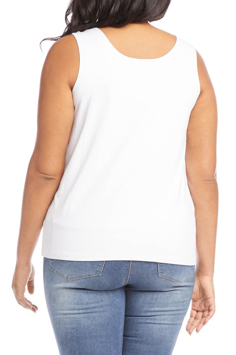 Scoop Neck Tank, Alternate, color, WHITE