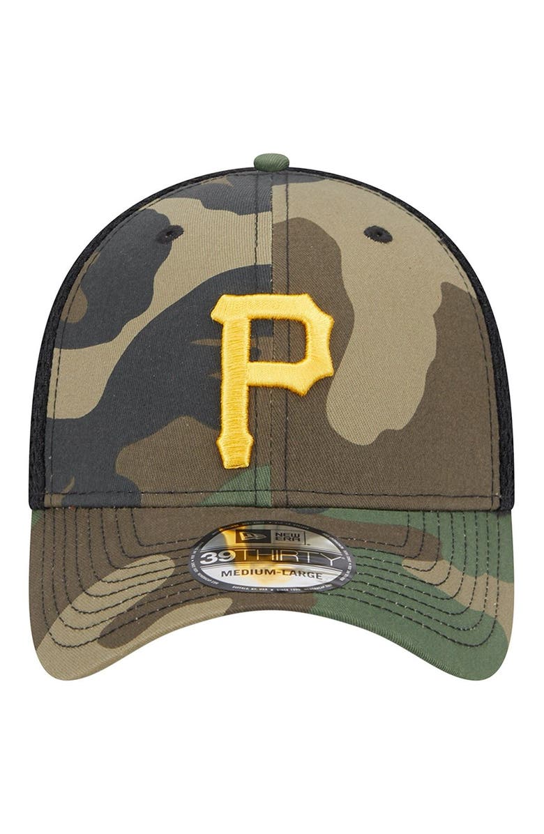 New Era Men's New Era Camo Pittsburgh Pirates Team Neo 39THIRTY Flex Hat, Alternate, color, 