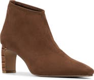 Donald Pliner Birdee Croc Embossed Trim Bootie