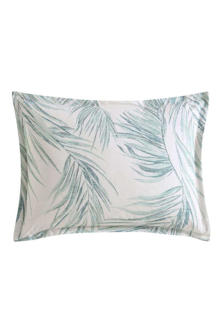 Canyon Palms Duvet Cover & Sham Set, Alternate, color, GREEN