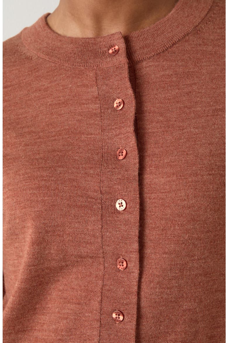 Connie Merino Wool Cardigan, Alternate, color, DUSK PINK