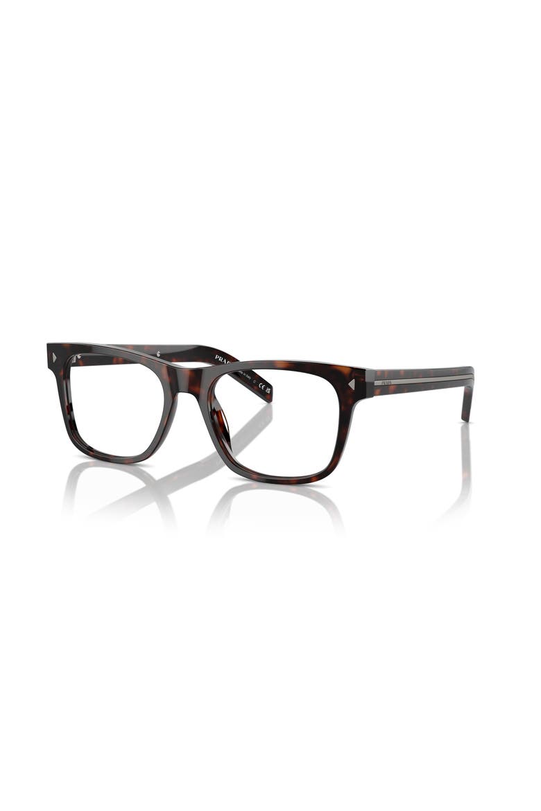 54mm Rectangle optical glasses, Main, color, Tortoise